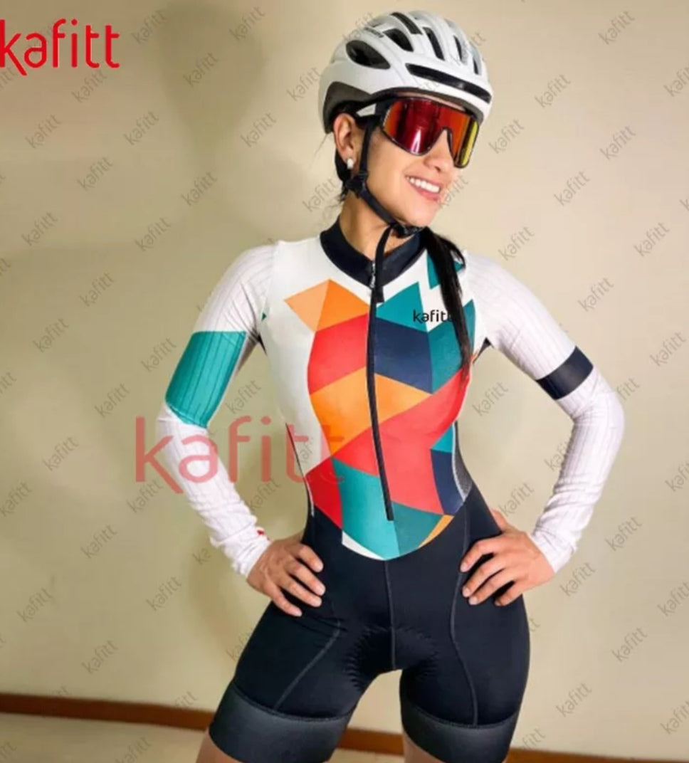 Conjunto de Ciclismo Para Mujer Manga Larga , alta calidad