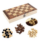 Ajedrez 3 En 1 Madera 39x39 Cm Con Damas Y Backgammon