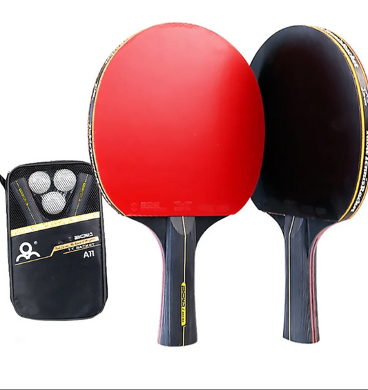 Pack Paleta de Ping Pong 6 estrellas  Mango largo