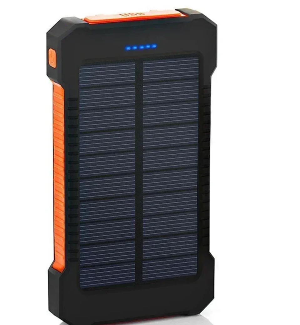 Batería externa Power Bank Solar, de 50000 mah, Con Linterna