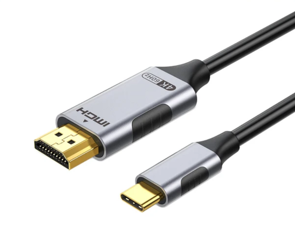 Cable Adaptador Tipo Hdmi A C De 4k 60hz, De 2m  Ultra Hd