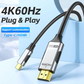 Cable Adaptador Tipo Hdmi A C De 4k 60hz, De 2m  Ultra Hd