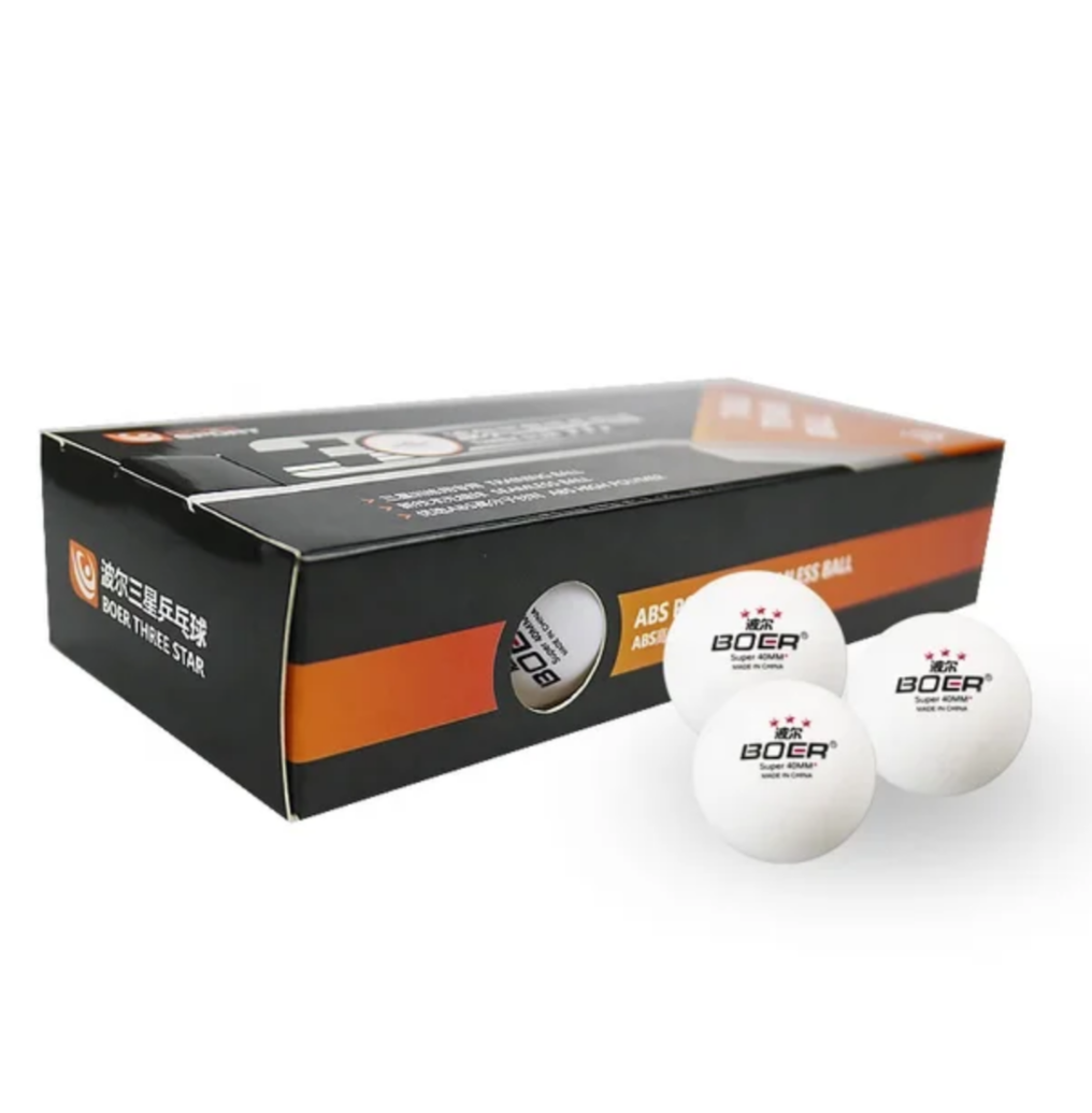 Set Pelotas de Ping Pong 3 estrellas caja de 10 unidades