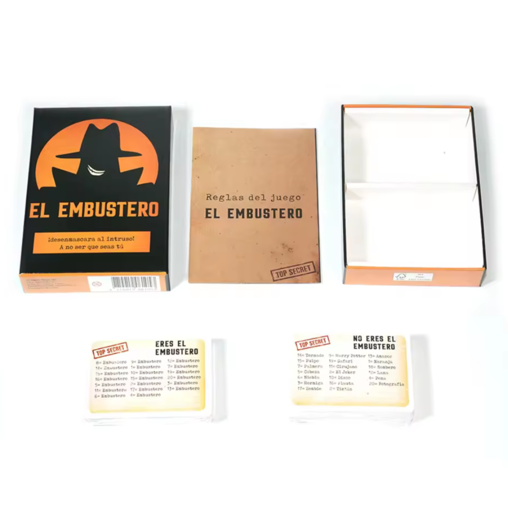 Juego de Cartas El Embustero, Descubre al Intruso