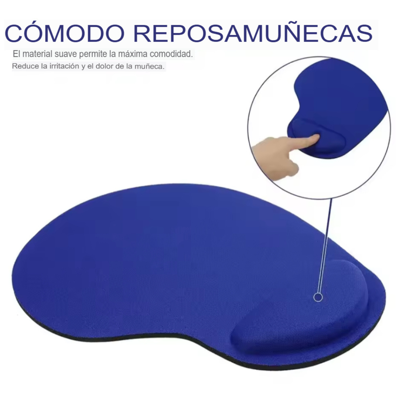Almohadilla De Gel Ergonómica Para Mouse Antideslizante