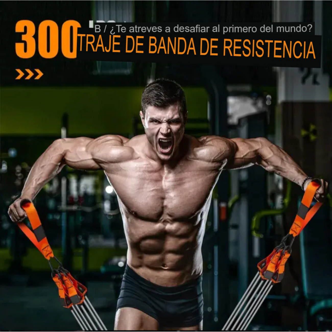 Set Bandas De Resistencia Con Accesorios Fitness En Casa