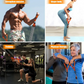 Set Bandas De Resistencia Con Accesorios Fitness En Casa
