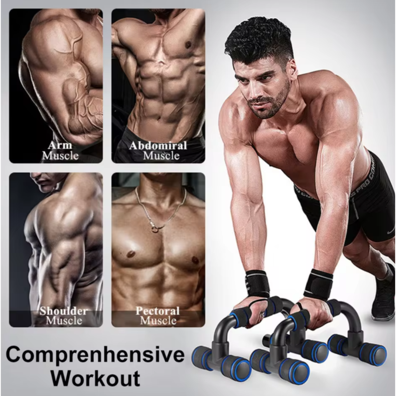 Kit de Ejercicios Completo para Fitness en Casa Multifuncional
