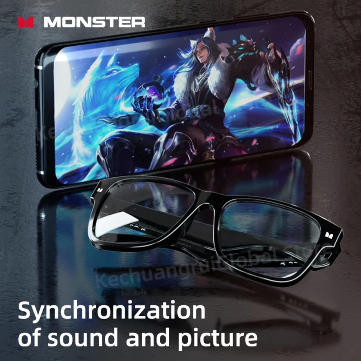 Gafas de Sol Inteligentes Monster S01 con Bluetooth Música Llamadas deportivos