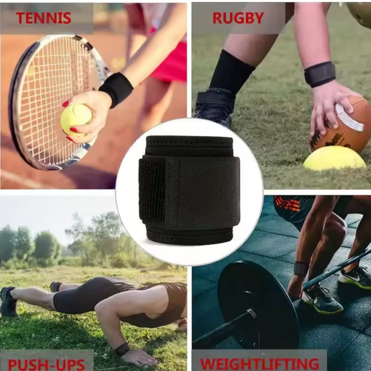 Muñequera Deportiva Ajustable  Protección Y Soporte Para Tu entreno