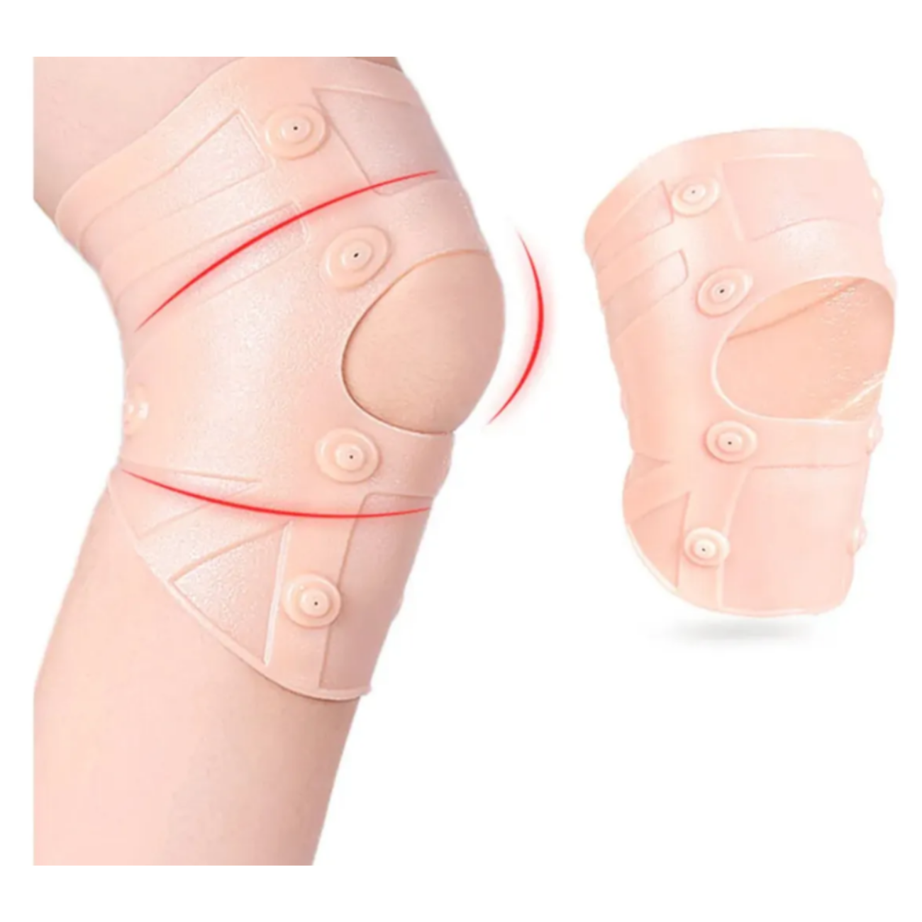 Rodillera Magnética Con Imanes Alivio De Dolor Soporte