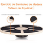 Disco Tabla De Equilibrio De Madera Con Goma Antideslizante