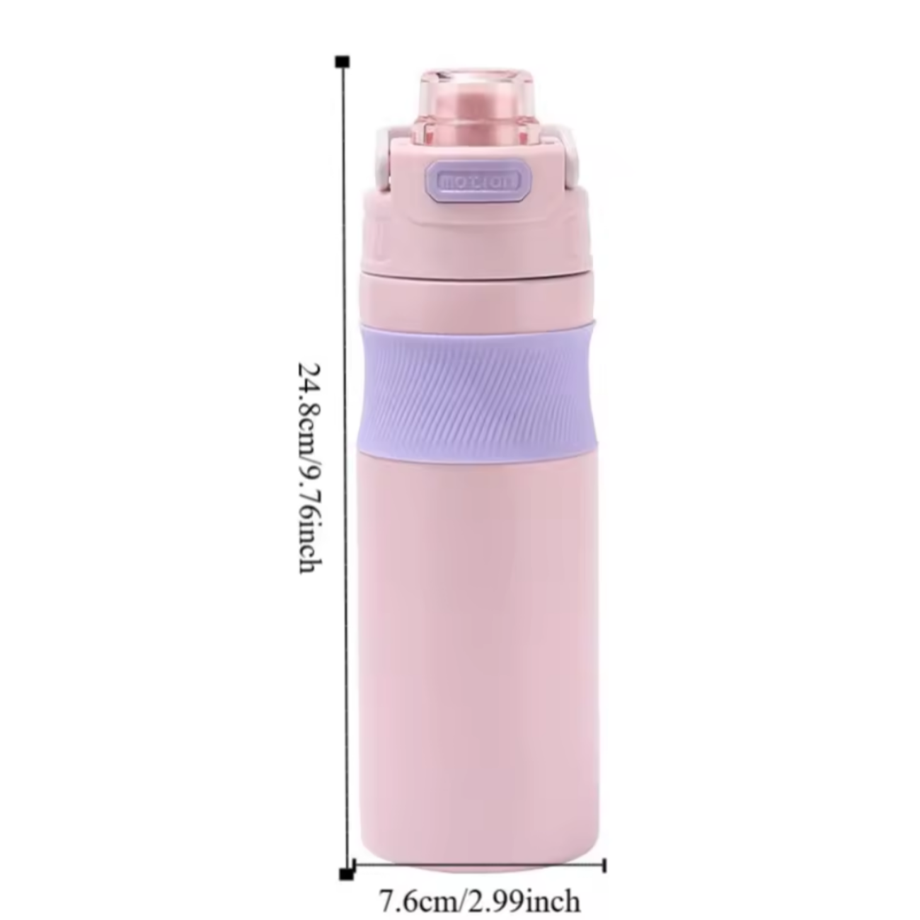 Termo Botella Térmica 600ml Reutilizable Acero Inoxidable